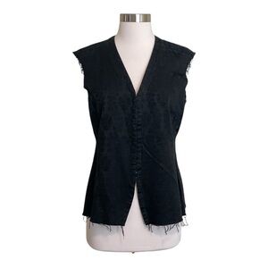 Dries Van Noten black vintage vest SZ40